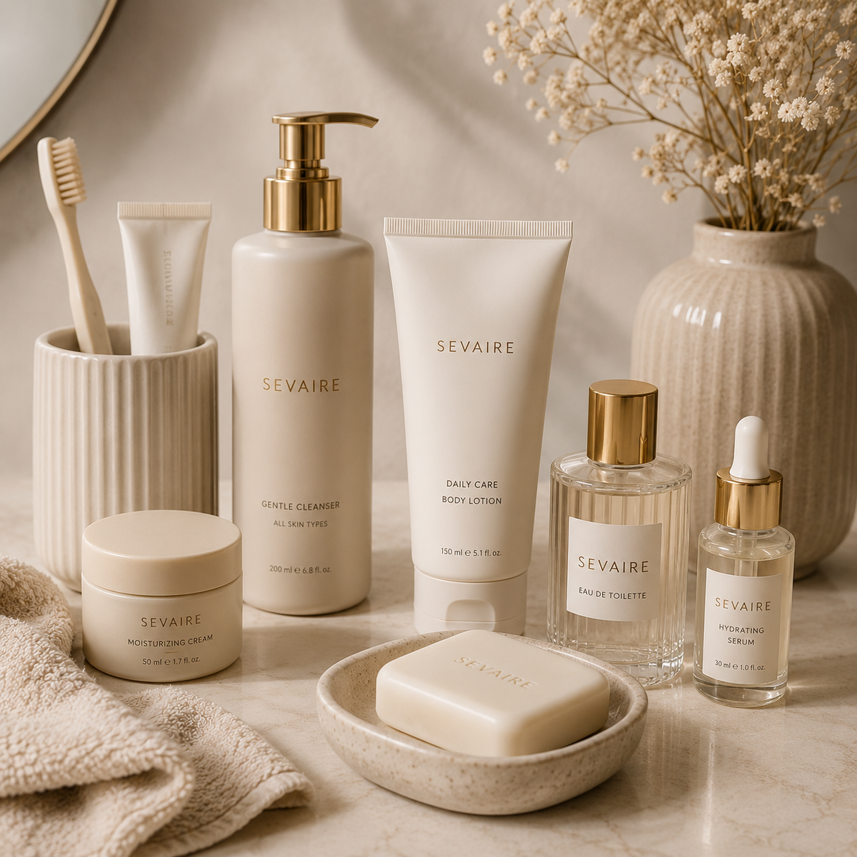 SÉVAIRE Cosmetic and Toiletry collection