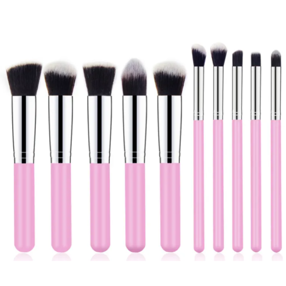 SÉVAIRE 10-Piece Wooden Makeup Brush Set