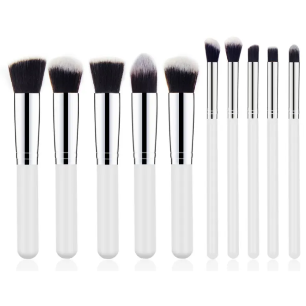 SÉVAIRE 10-Piece Wooden Makeup Brush Set