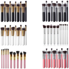 SÉVAIRE 10-Piece Wooden Makeup Brush Set