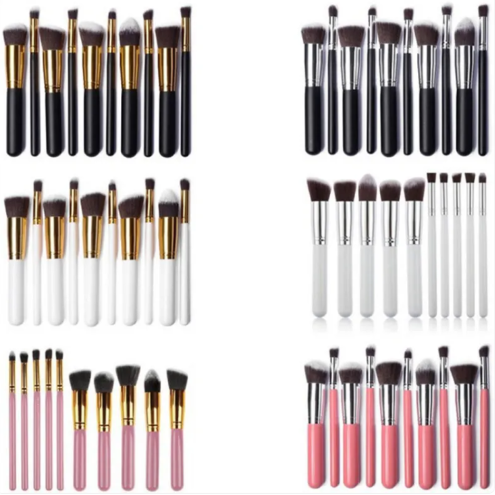SÉVAIRE 10-Piece Wooden Makeup Brush Set