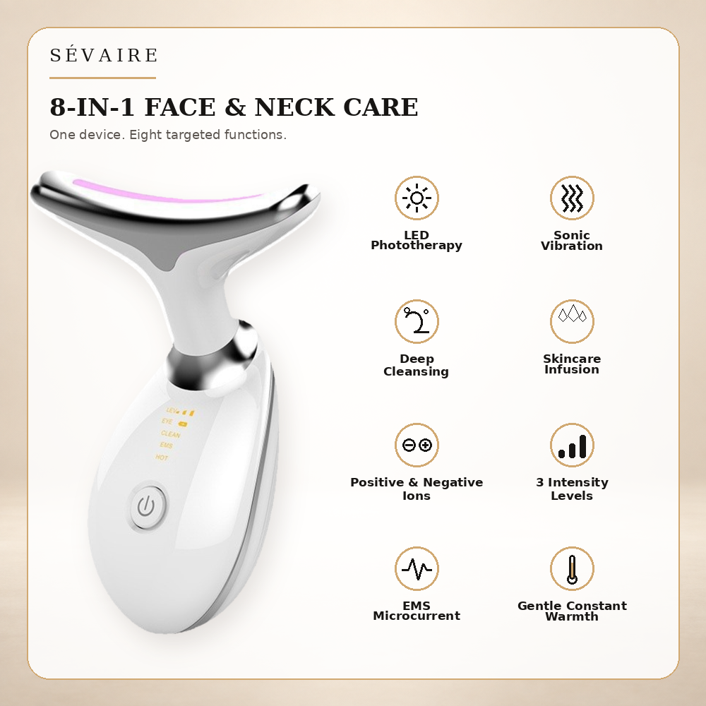 SÉVAIRE Photon Face & Neck Massager